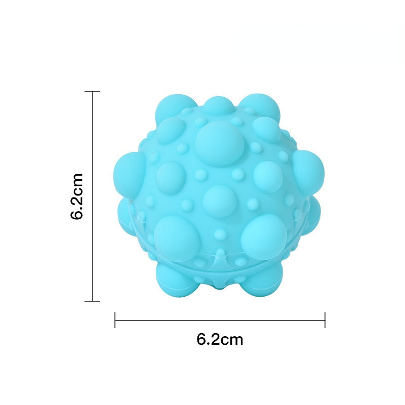 Juguete de silicona de bola de descompresión pionera de desratización al por mayor